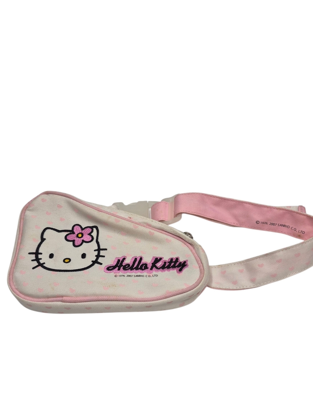 Hello Kitty Belt Bag Pink White Sanrio 2007